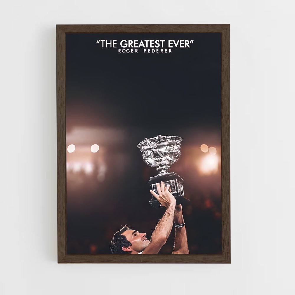 Poster La Victoire de Roger – affiche Tennis (vue 5)